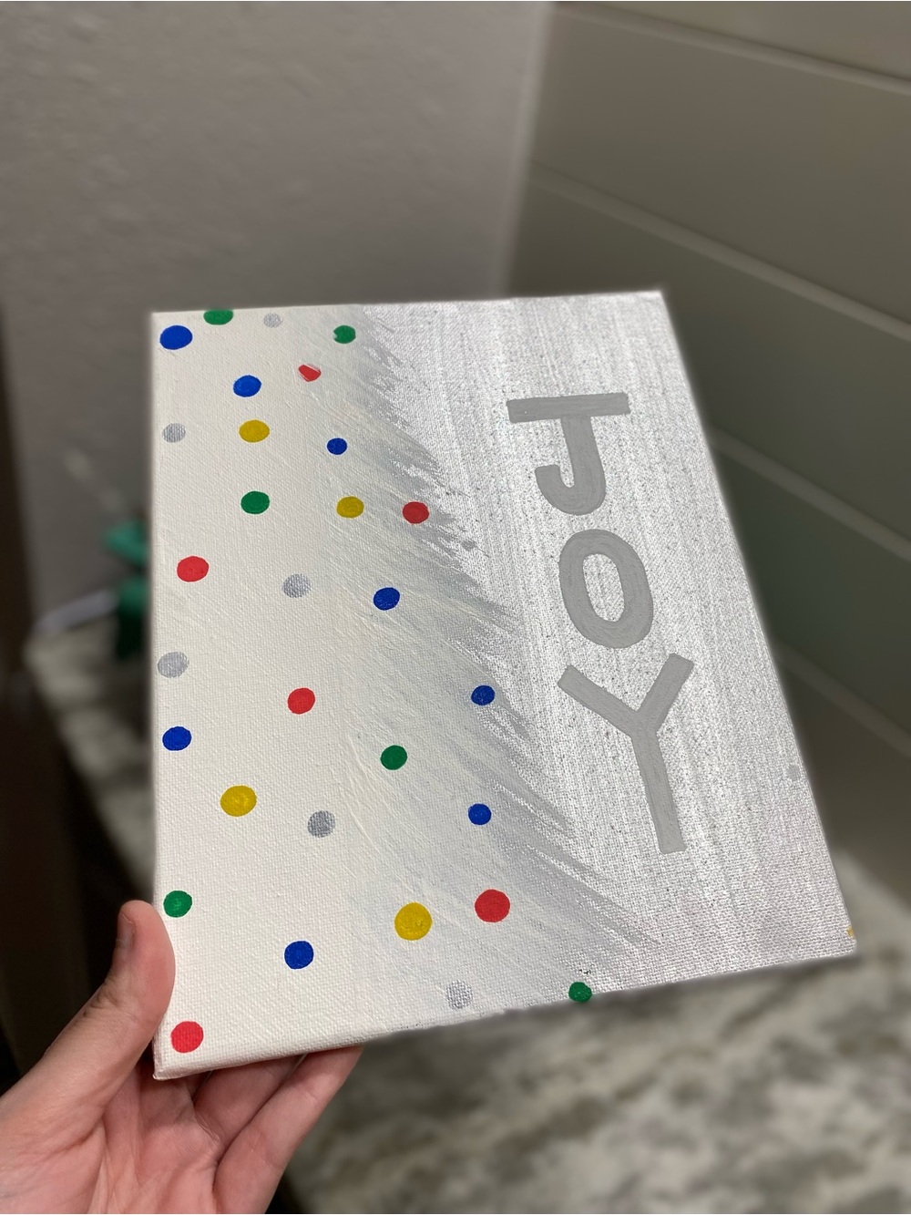 Colorful Festive Joy Canvas Art - Picture 5 of 6